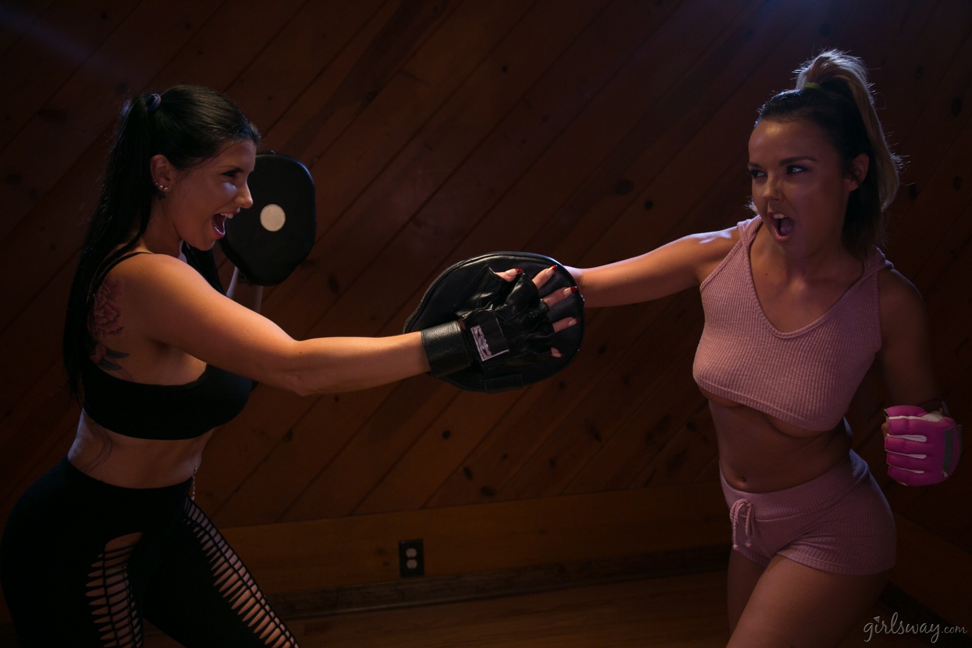 Girlsway 'Lesbian Workout Stories: Going Hard' starring Dillion Harper (Photo 9)